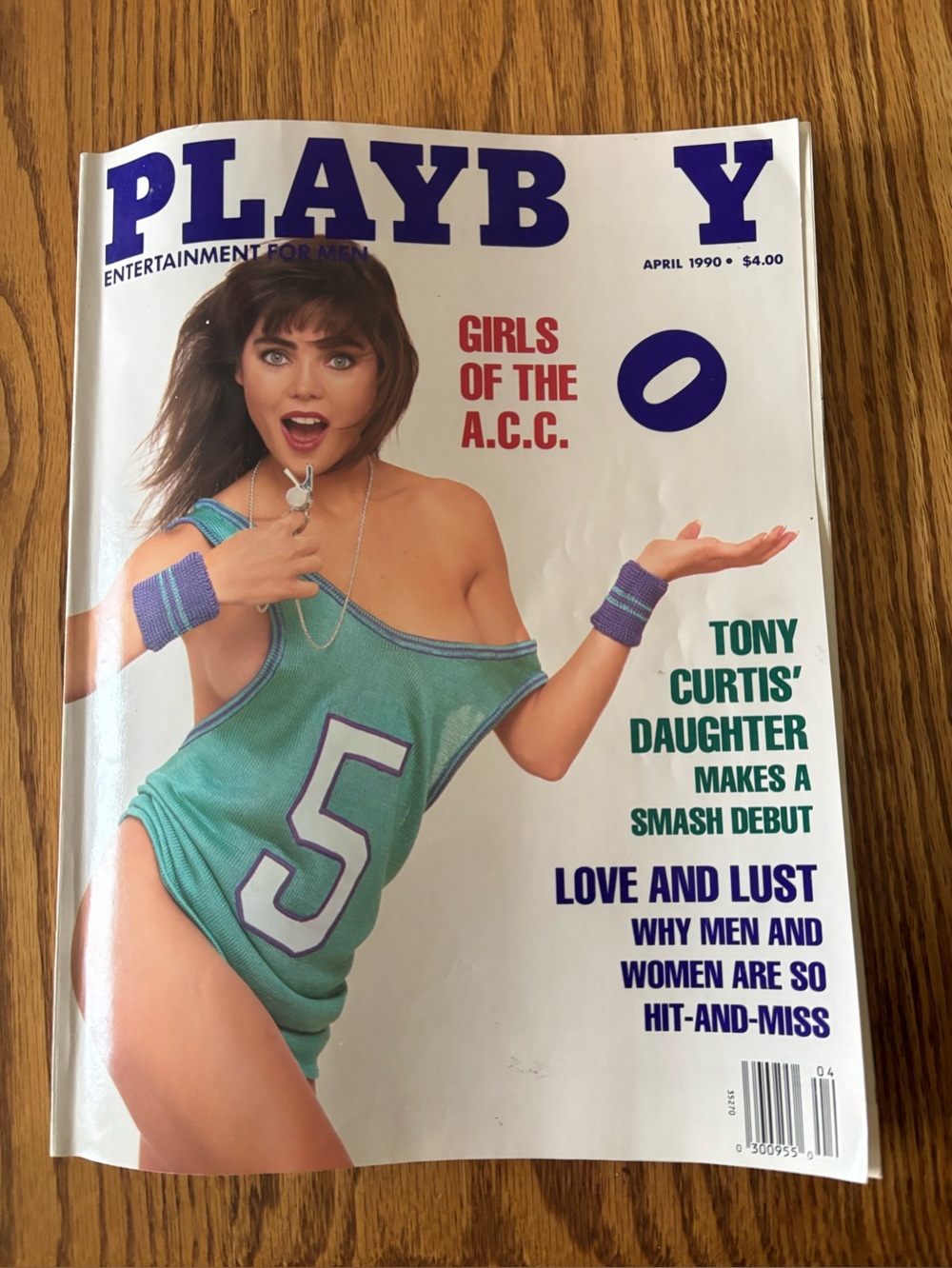 PLAYBOY magazine April 1990 issue. All pages intact. Like new condition. - Picture 1 of 2